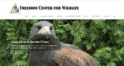 Desktop Screenshot of freedomcenterforwildlife.org